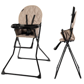 X Adventure Folding High Chair Joy Taupe