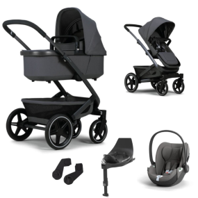Joolz Stroller 3 In 1 Geo3 Stone Grey + Isofix Base