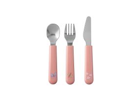 Mepal Children’s Cutlery Set Mio 3-Piece - Flowers & Butterflies