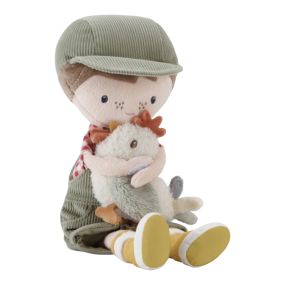 Little Dutch Plush Toy Farmer Jim with Chick 35cm