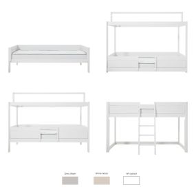 Lifetime 4 In 1 Bed Combined With Canopy Structure + Slatted Base