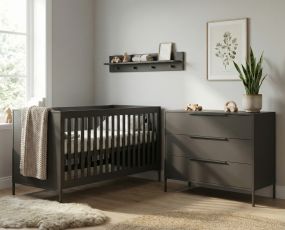 Born Lucky Meegroei Babykamer Lissabon Chocolate 2-Delig