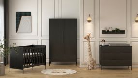 Born Lucky Nursery Marble 3 Piece Black