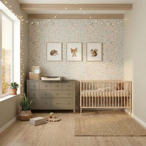 Born Lucky Babykamer Biscotti 2 Delig Baby Bed Mees + Commode Bretagne