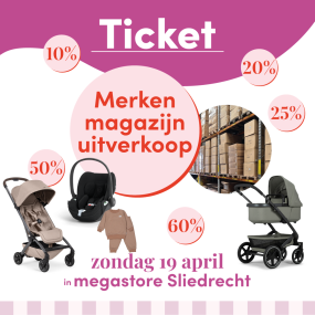 Ticket Merken Magazijn Uitverkoop 19 april 2026