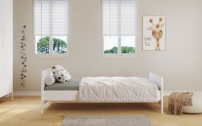 Born Lucky Teen Bed Naples White
