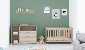 Born Lucky Baby Room Noah Clay & Oak 2 Piece