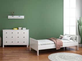 Cabino Teen Room Noel White 2 Piece with Brittany Commode White