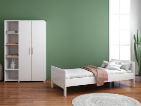 Cabino Teen Room Noel White 2 Piece with Lars Wardrobe White