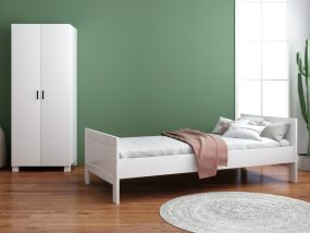 Cabino Teen Room Noel White 2 Pieces with Mila Wardrobe White