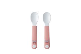 Mepal Set Training Spoon Mio 2 Pieces - Flowers & Butterflies