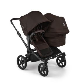 Bugaboo Donkey 6 Duo Kinderwagen Black | Cocoa Brown