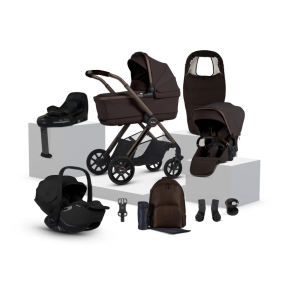 Silver Cross Kinderwagen 4 in 1 Reef 2 Special Edition Ganache Iconic Black + GRATIS Accessoire Pakket
