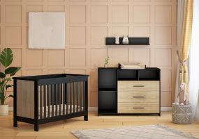 Born Lucky Babykamer Zwart Reno 2 Delig