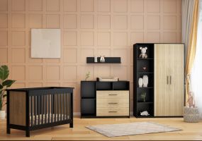 Born Lucky Babykamer Zwart Reno 3 Delig