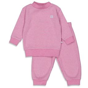 Feetje Pyjama Waffle Pink Melange Size 80