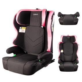 Cabino Group 2/3 Car Seat Dynamic 100 - 150 cm I-Size Black Pink