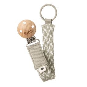 Bibs Pacifier Clip Sand/Ivory