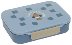 LÄSSIG Bento Lunchbox Pattern Party Blue/Green