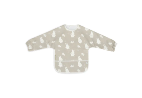 Jollein Waterproof Bib with Sleeves Miffy & Snuffy Olive Green