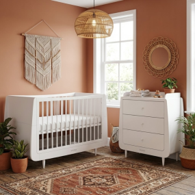 SnuzKot Skandi Nursery White 2 Piece