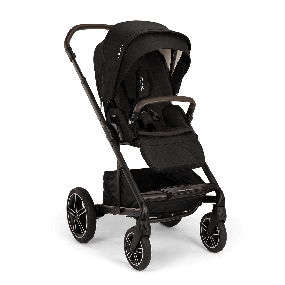 Nuna Stroller MIXX™ next Caviar (Leather Handle Chocolate)