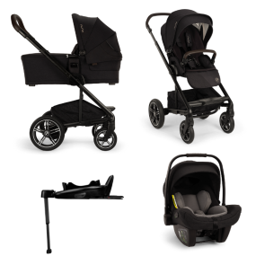 Nuna 3 in 1 MIXX™ next BMW Element Stroller + PIPA™ Next Car Seat + Nuna 360° Base