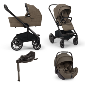 Nuna Kinderwagen 3 in 1 MIXX™ next Pistachio + Autostoel ARRA™ flex + BASE™ curv