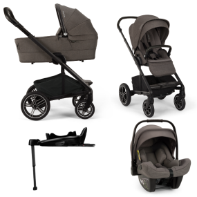 Nuna Kinderwagen 4 in 1 MIXX™ next Thunder + Autostoel PIPA™ next + Nuna 360° base