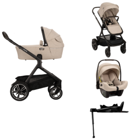 Nuna Stroller 3 in 1 DEMI™ next Biscotti + Car Seat PIPA™ next + Nuna 360° base