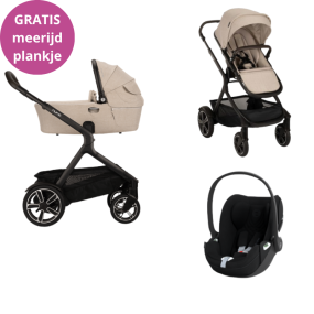 Nuna Stroller 3 in 1 DEMI™ next Biscotti + Cloud T I Size