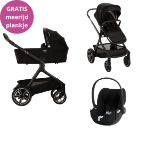 Nuna Stroller 3 in 1 DEMI™ next Caviar + Car Seat Cloud T I Size
