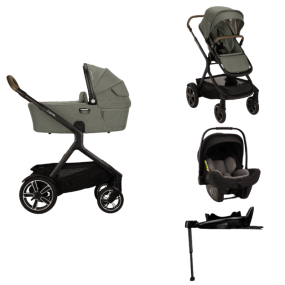 Nuna Stroller 3 in 1 DEMI™ next Pine + Car Seat PIPA™ next + Nuna 360° base