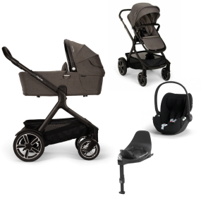 Nuna Stroller 3 in 1 DEMI™ next Thunder + Car Seat Cloud T I Size + Cybex Rotating Base T
