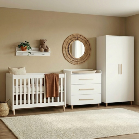 Born Lucky Nursery Stockholm White 3-Piece