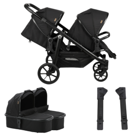Topmark Twin Pushchair 2COMBI Black