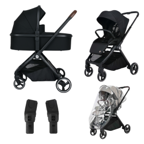 Topmark 2 In 1 Diaz Black Stroller
