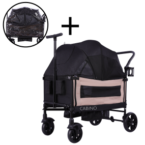 Cabino Waggie with Rain Cover Taupe
