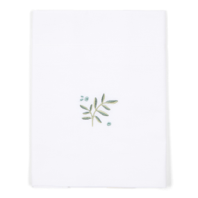 Little Dutch Cradle Sheet Blueberry Leaves