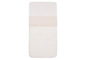 Jollein Cot Sheet 120x150cm Ruffle Natural