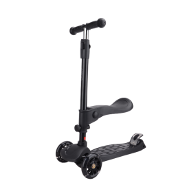 Cabino Step with Seat & LED Black