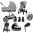 Cybex 3 in 1 Balios Set XL Lux Stone Grey | Mid Grey