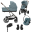 Cybex 3 In 1 Balios Set M Lux Stormy Blue | Light Blue