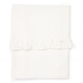 Koeka Wieglaken Ruffle Warm White 80x100 cm