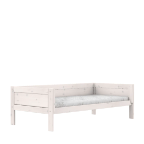 LIFETIME Original Eenpersoonsbed met Deluxe Lattenbodem Whitewash 90x200 cm