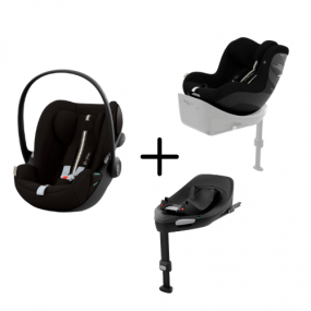 Cybex Autostoelen Set Cloud G Plus + Sirona G Plus Moon Black + Base G