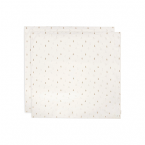 Jollein Hydrofiele Doek Large 115x115cm Happy Miffy Nougat (2-Pack)
