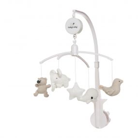 Baby's Only Muziekmobiel Zand/Wolwit/Wit