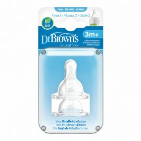 Dr. Brown's Speen Standaardfles Fase 2 2 Stuks