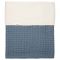 Koeka Wiegdeken Cotton Fleece Wafel Amsterdam Bluestone 100x75